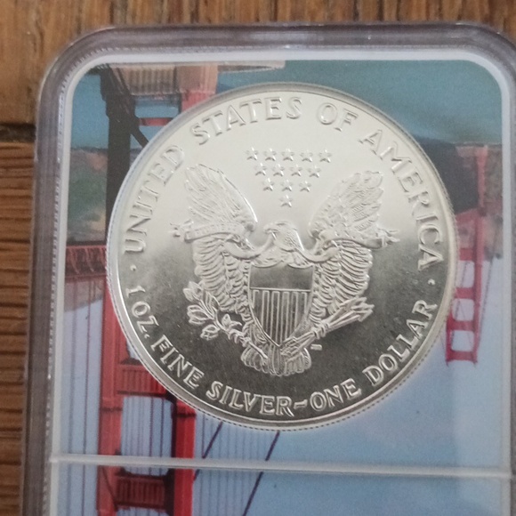 1986 S American Silver Eagle Coin MS69 PA101 - Picture 3 of 3